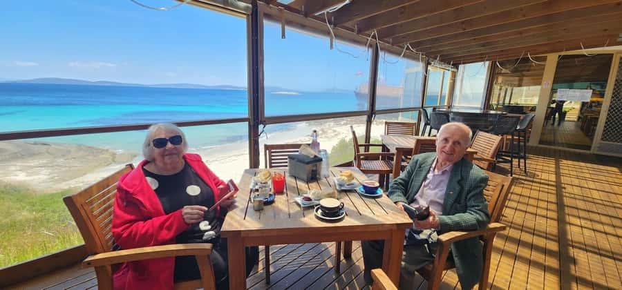 Albany's Whale Story - Café break for coffee/tea, cake, and a reset