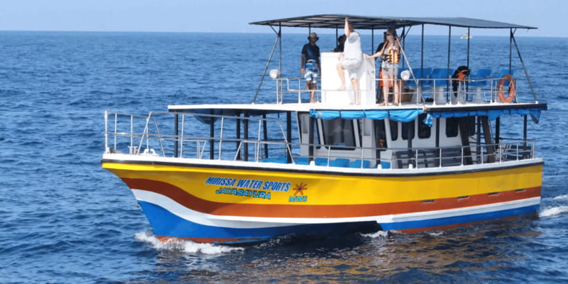 All Inclusive Mirissa Whale & Dolphin Watching + Snorkeling - On the Water: Whale Watching, Dolphin Spottings, and Real-Life Boat Traffic
