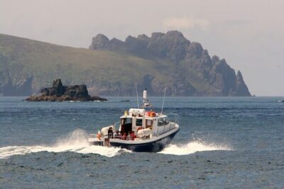 Dolphin & Whale Watching (4hrs) + Blasket Island Landing (3hrs) - Stop-by-stop: Inishnabro’s gothic cathedral rocks