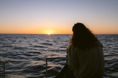 Educational Sunrise Whale Watching with Photos Included - The quiet-bay phase: hydrophone listening and whale education