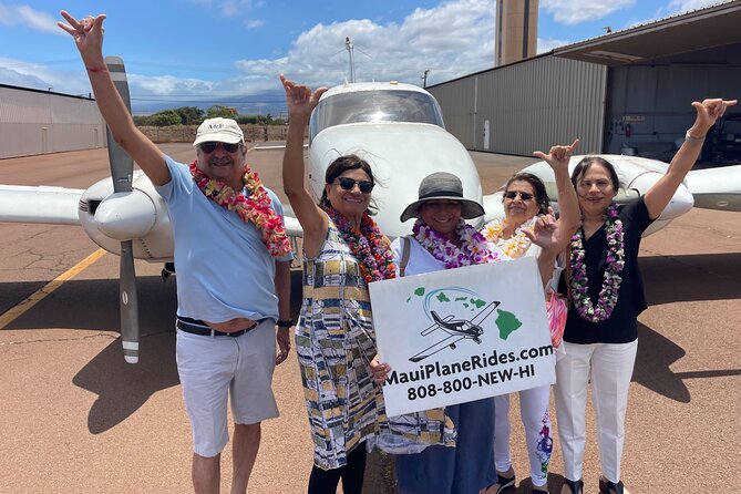 Maui Whale Watching -PRIVATE- Air Tour: (2-5 People): SEE WHALES! - The route in plain English: from Kahului to Molokini and back
