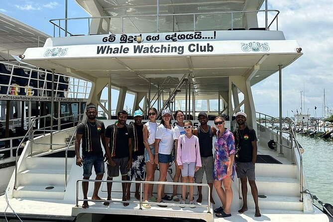 Whale Watching Mirissa with ( WWC ) - The Queen Whale catamaran: roomy, stable, and built for long viewing