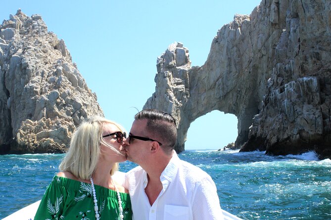 Whale Watching Tour in Glass Bottom Boat (VisitA Cabo) - Stop 1: El Arco de Cabo San Lucas from a Different Angle