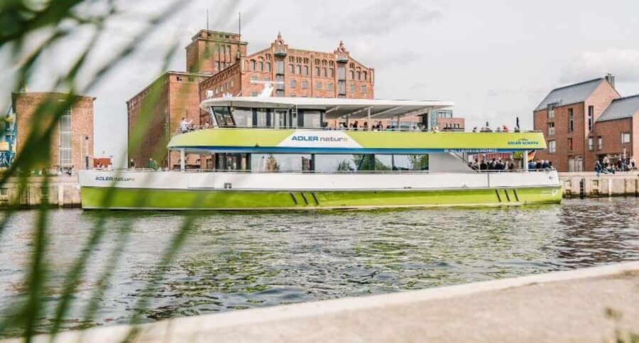 Wismar: Electric Boat Tour past Whale Island with Poel Stop - Meeting the MS Adler nature at Old Port Wismar
